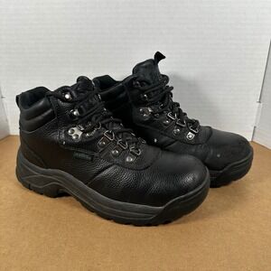 Propet Cliff Walker Hiking Boots Mens 8 Black Good Waterproof Leather M3188